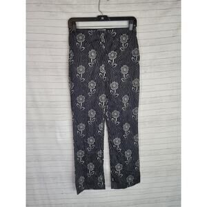 TUCKERNUCK PRINTED ANKLE TROUSER PANTS, SZ MEDIUM